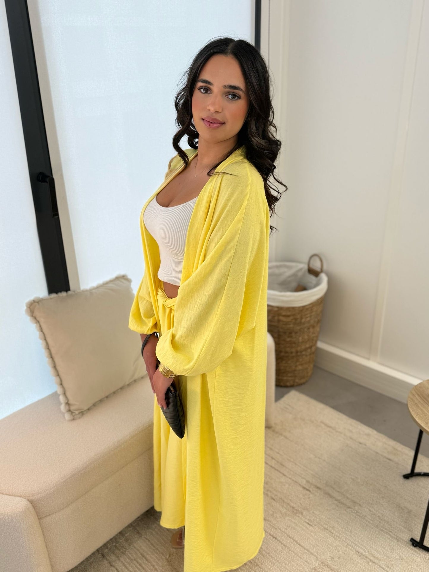 Abaya Mila jaune