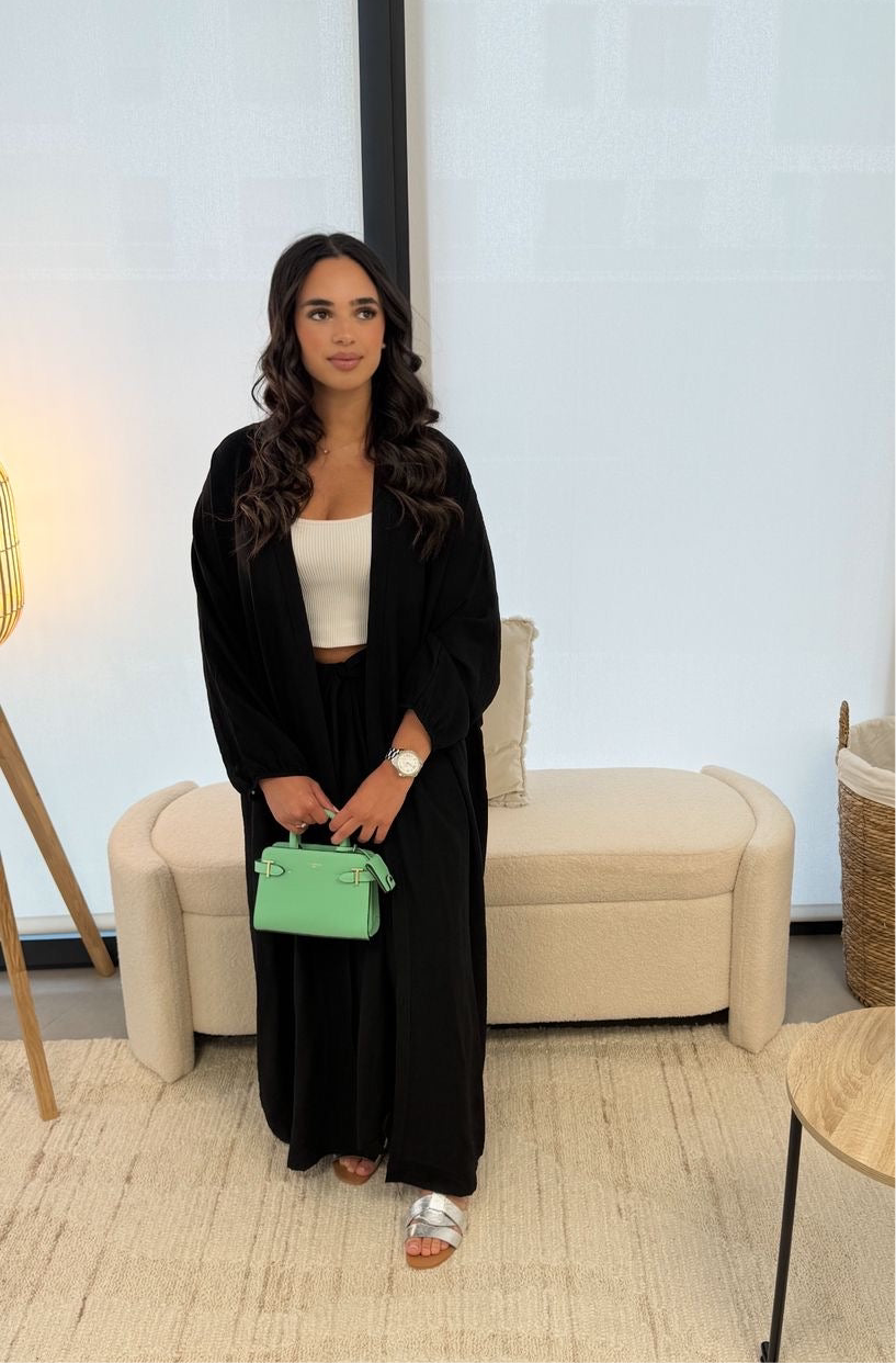 Abaya Mila noir