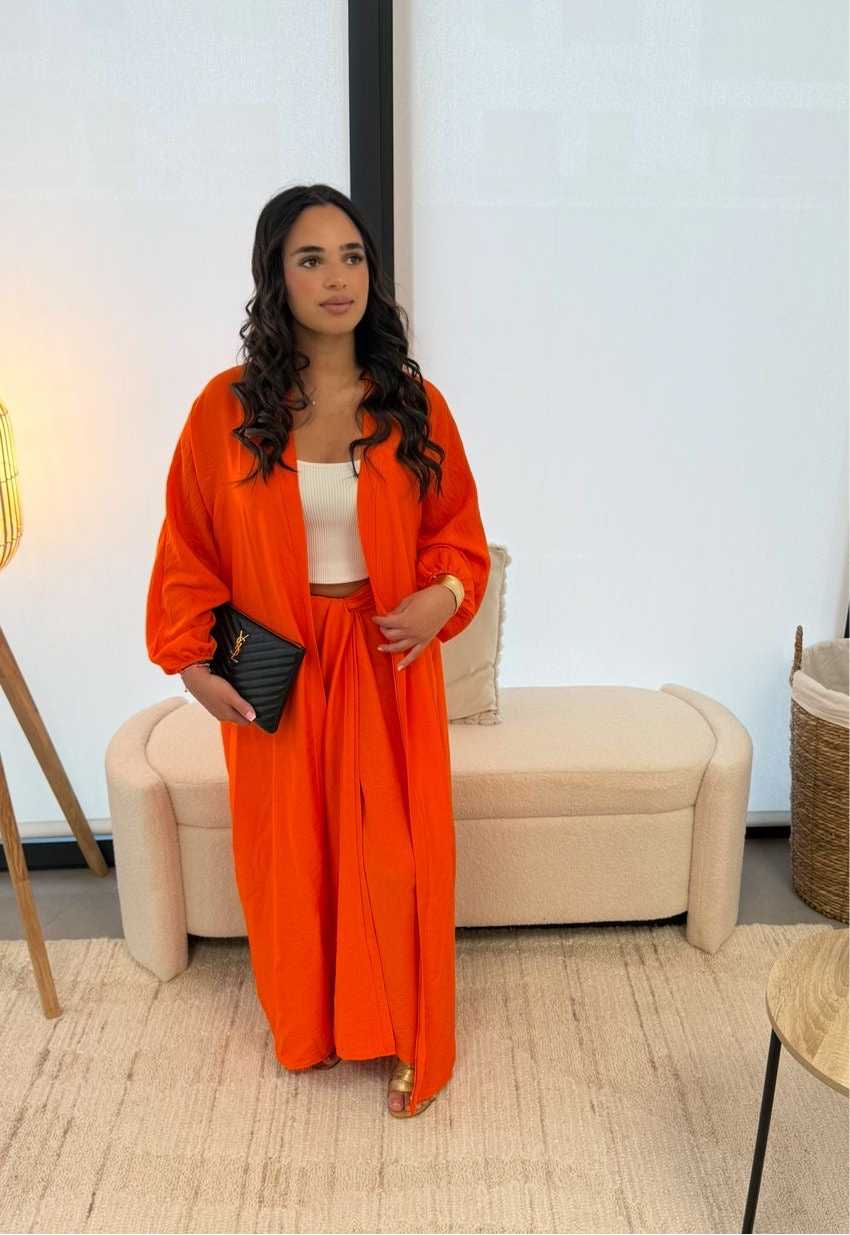Abaya Mila orange