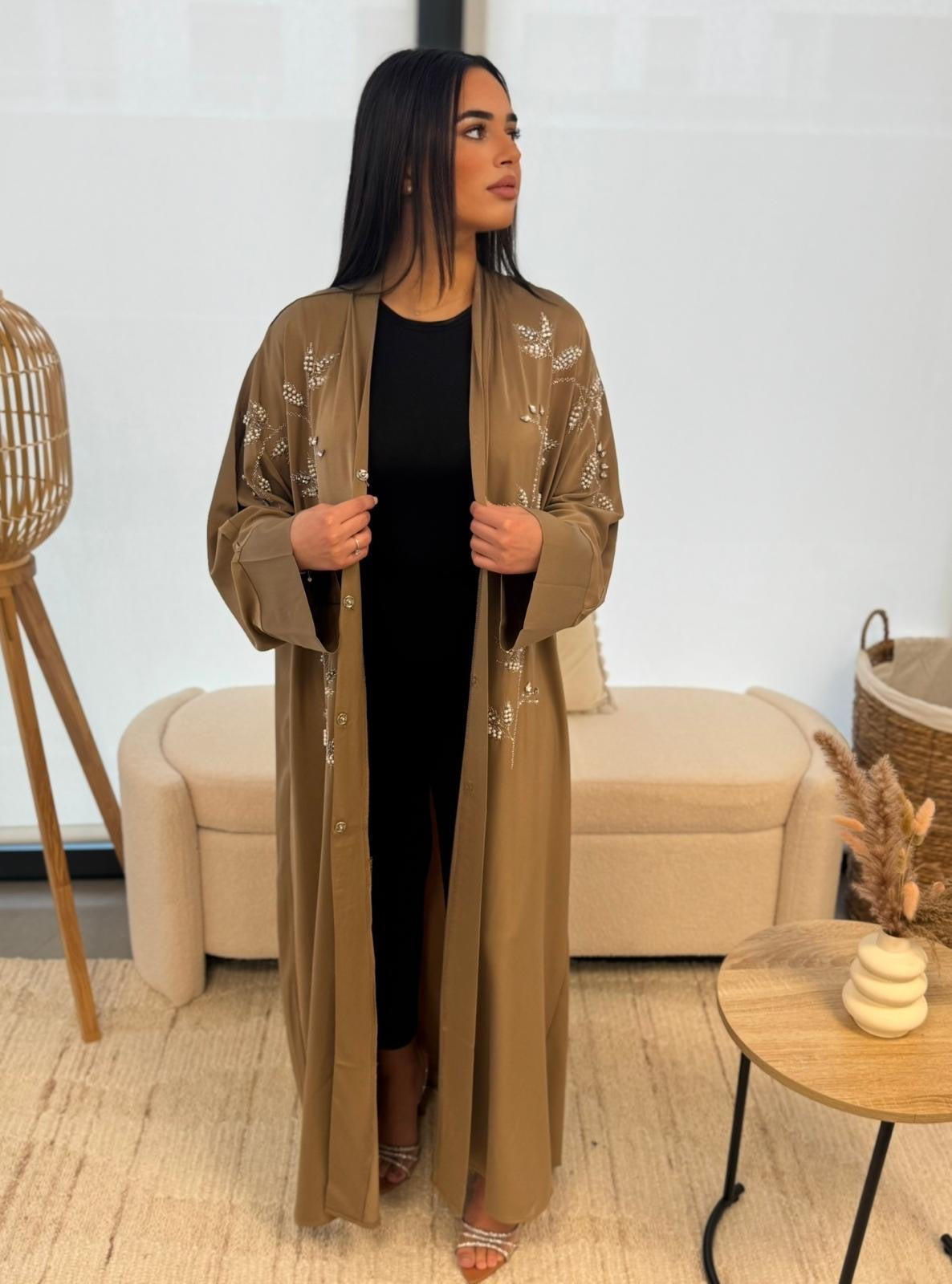 Abaya Jasmine camel