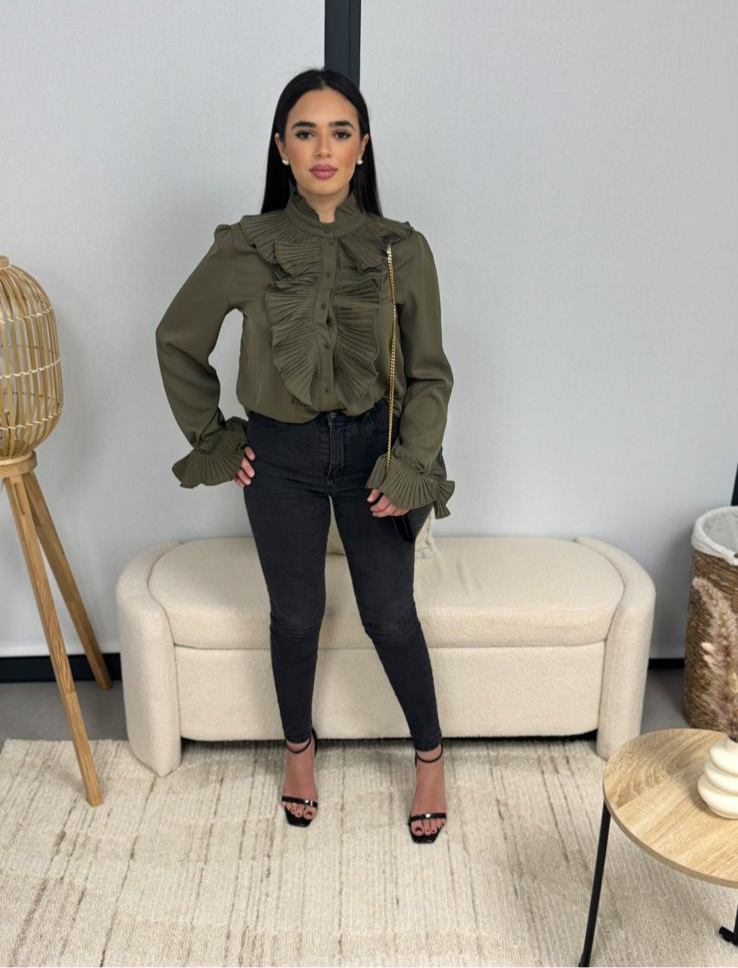 Chemise kaki