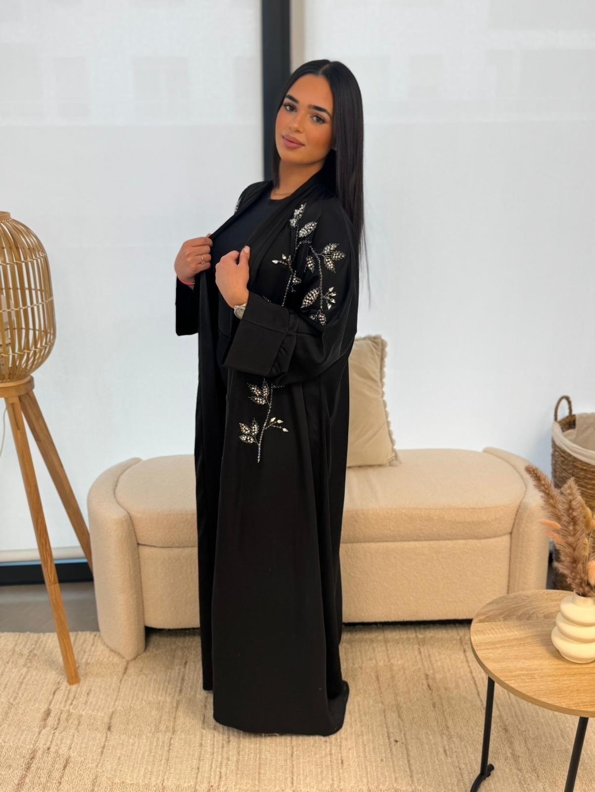 Abaya Jasmine noir