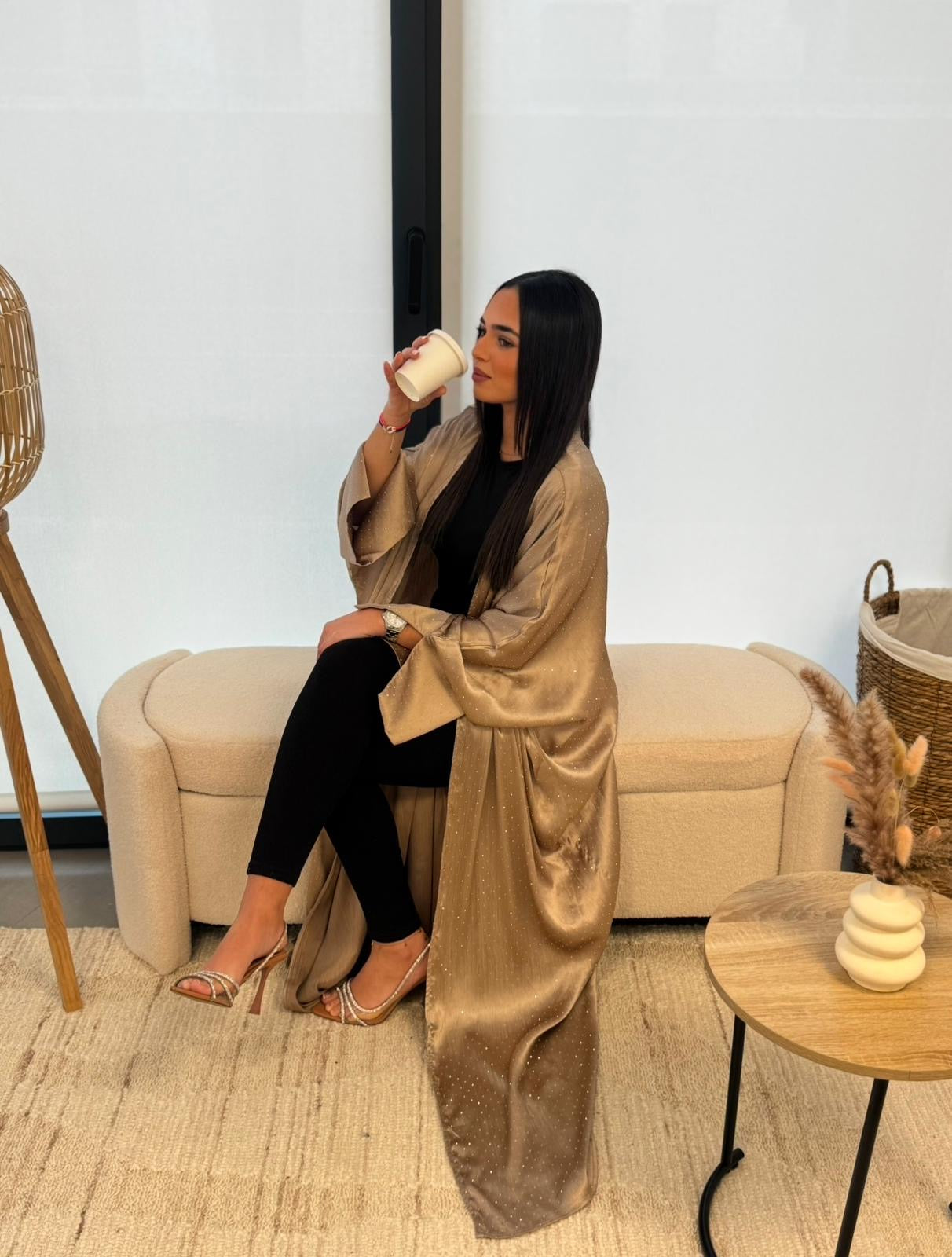 Abaya Stella doré