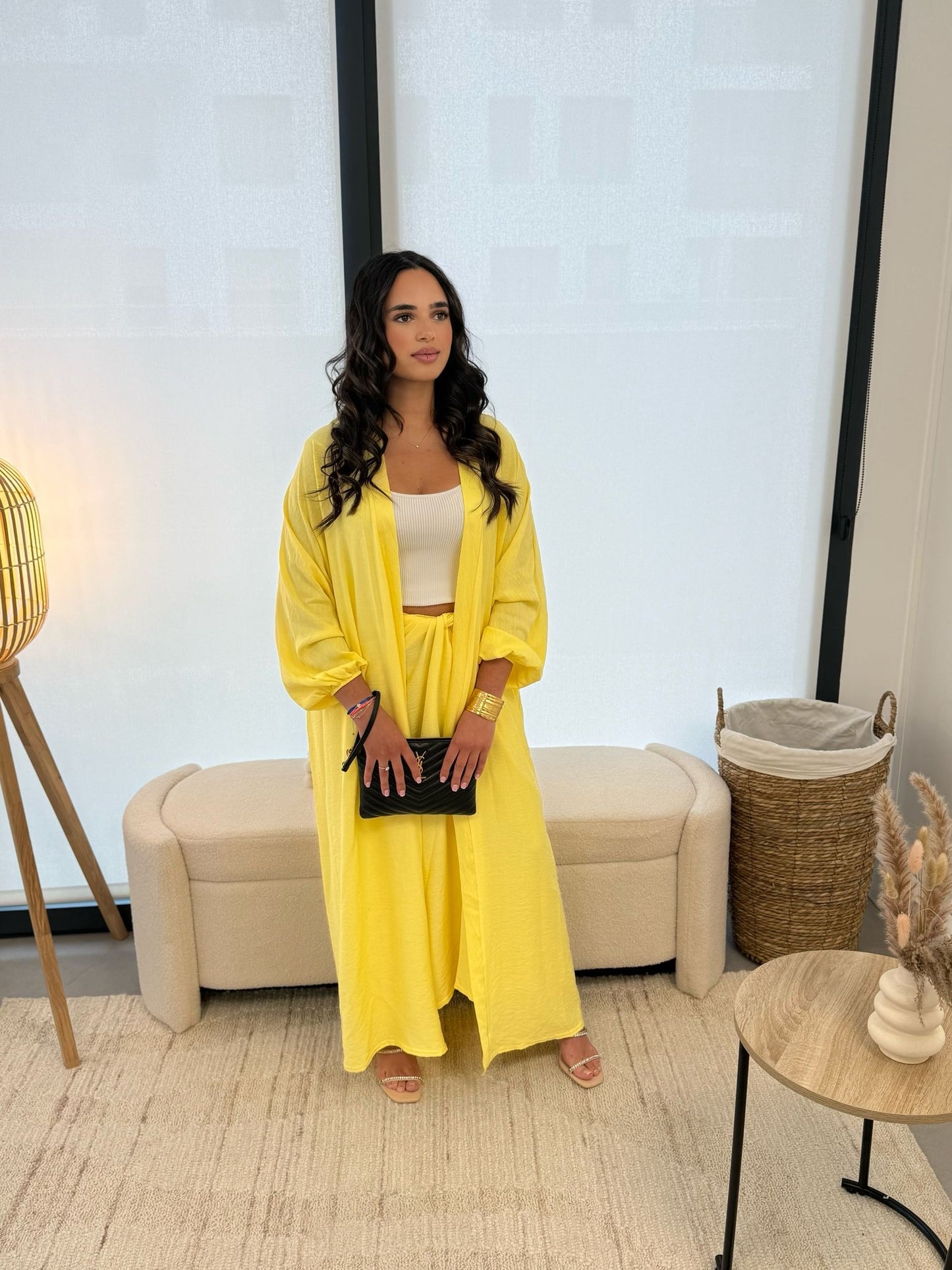 Abaya Mila jaune