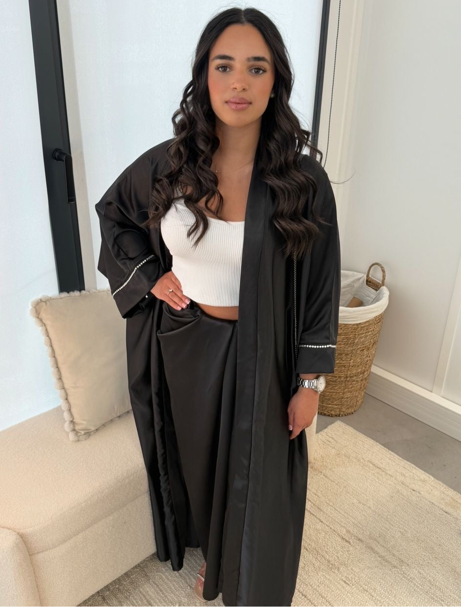 Abaya Sira noir