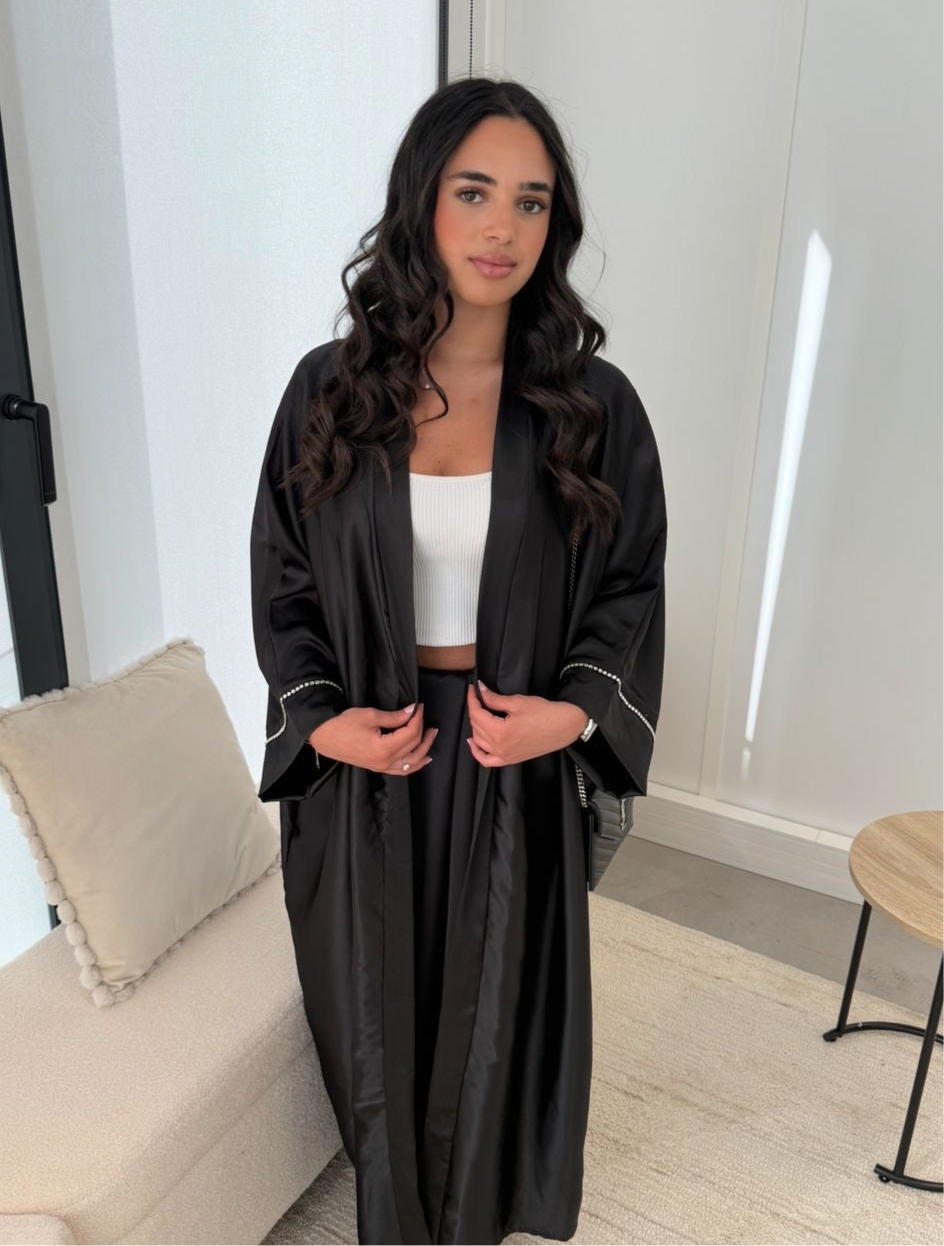 Abaya Sira noir