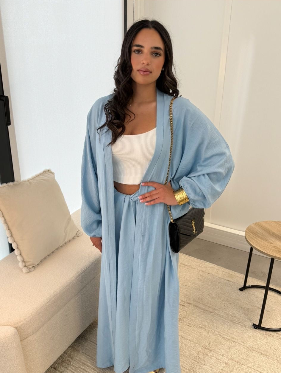 Abaya Mila bleu