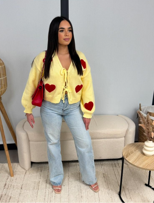 Pull Love Jaune