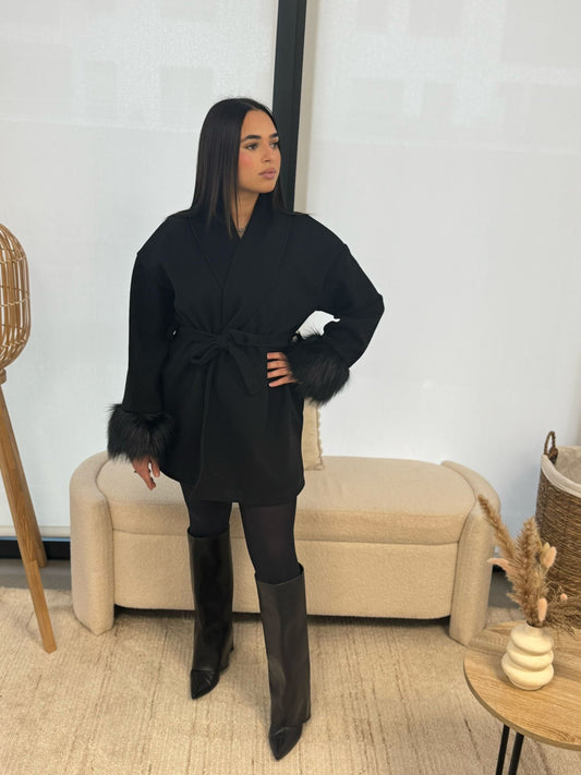 Manteau Naya noir