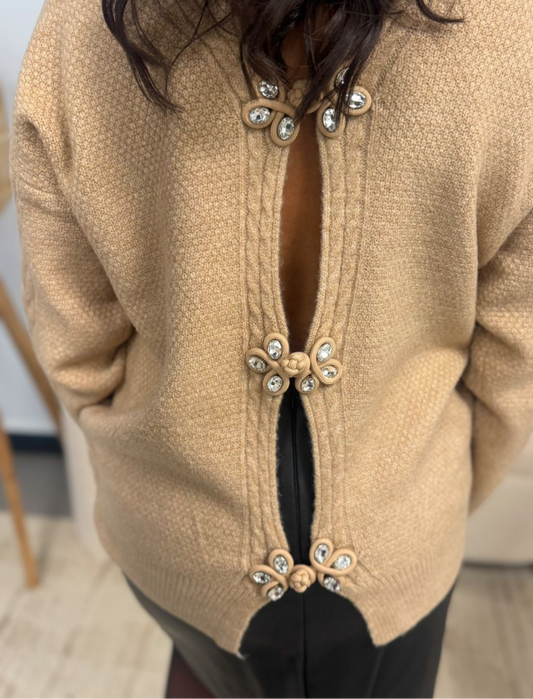 Pull Alba beige