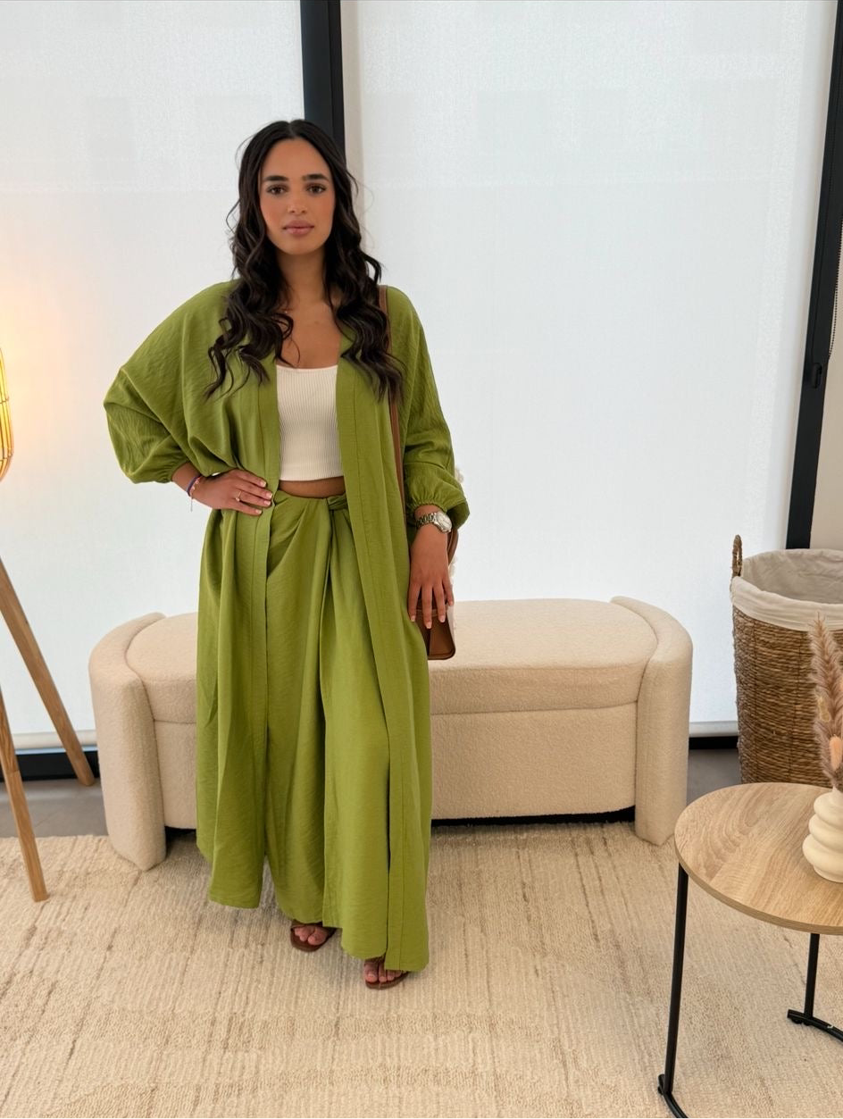 Abaya Mila verte