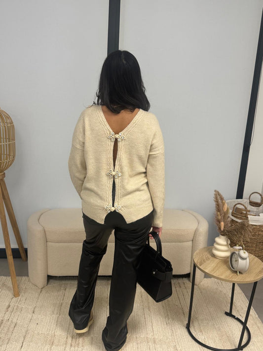 Pull Alba ivoire